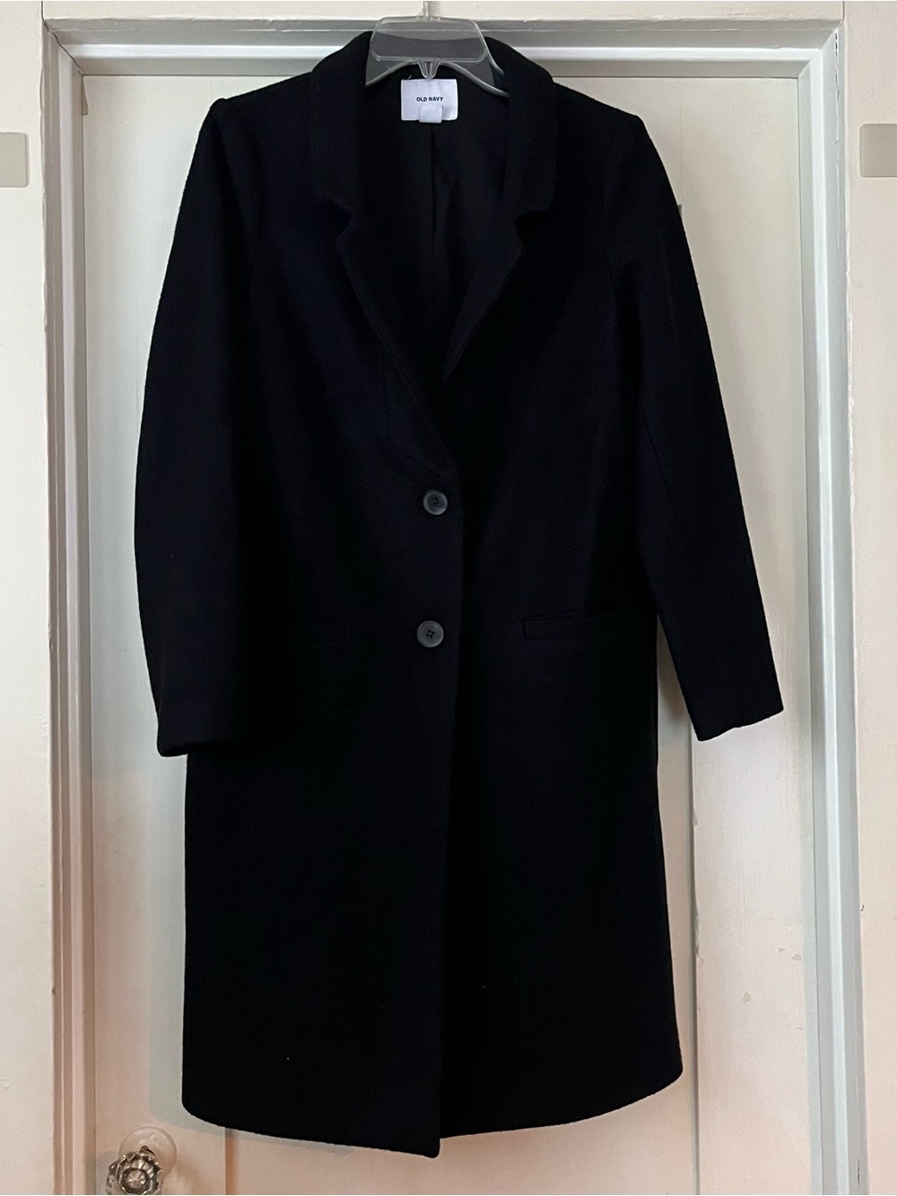 Old Navy Overcoat in Black